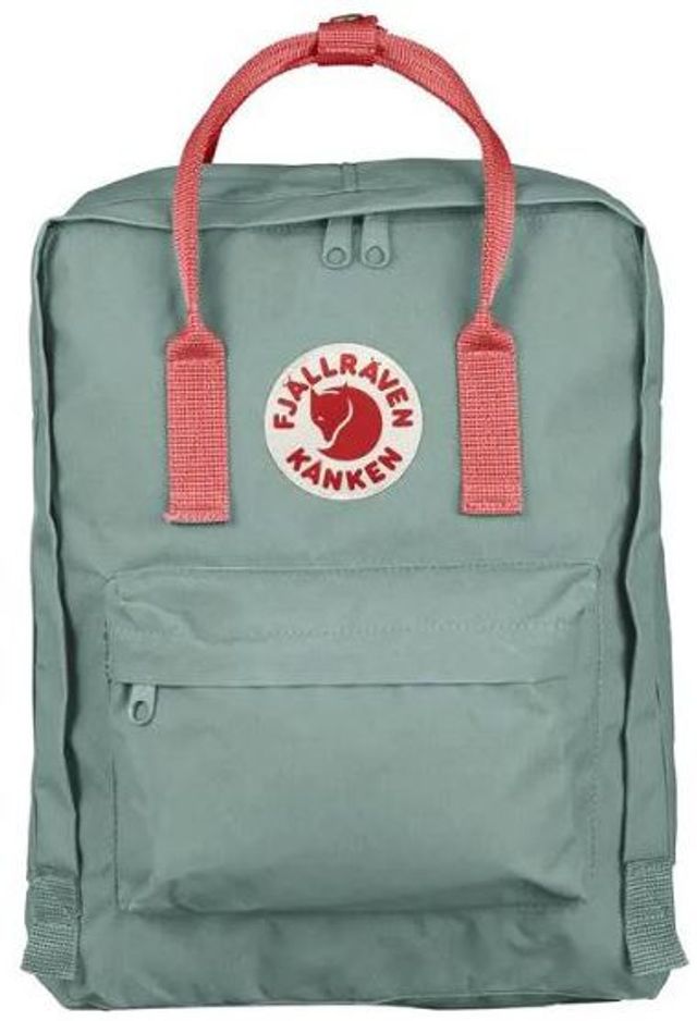 & Noble Fjallraven Kånken Backpack Frost Green and Pink | The Summit