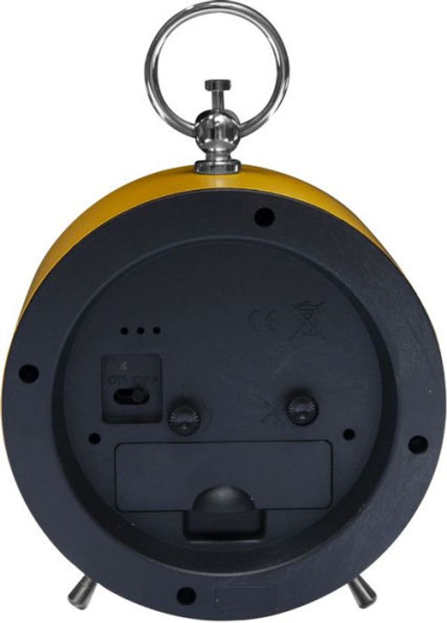 Factory Yellow Alarm Clock with Light