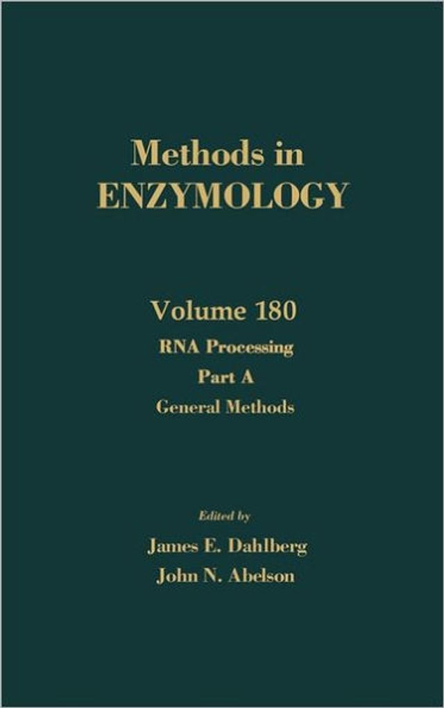 RNA Processing Part A: General Methods