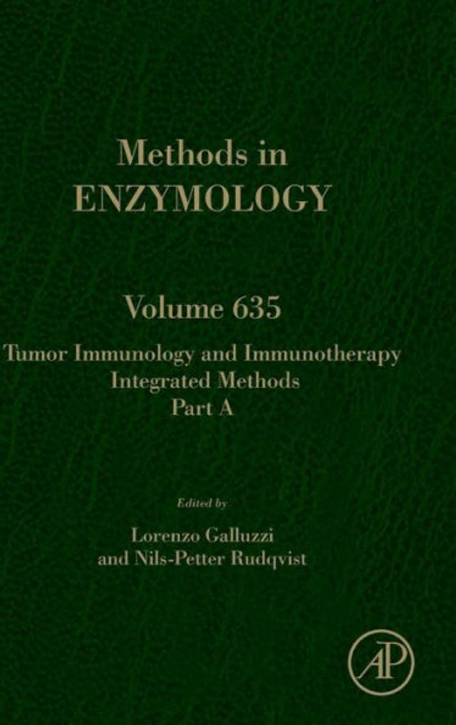 Tumor Immunology and Immunotherapy - Integrated Methods Part A