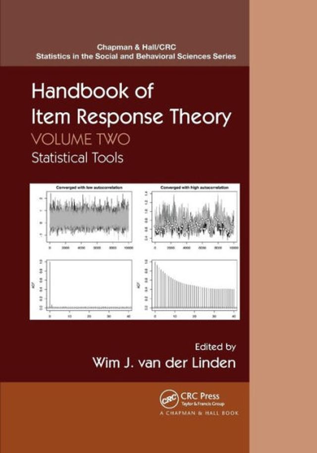 Handbook of Item Response Theory: Volume 2: Statistical Tools / Edition 1
