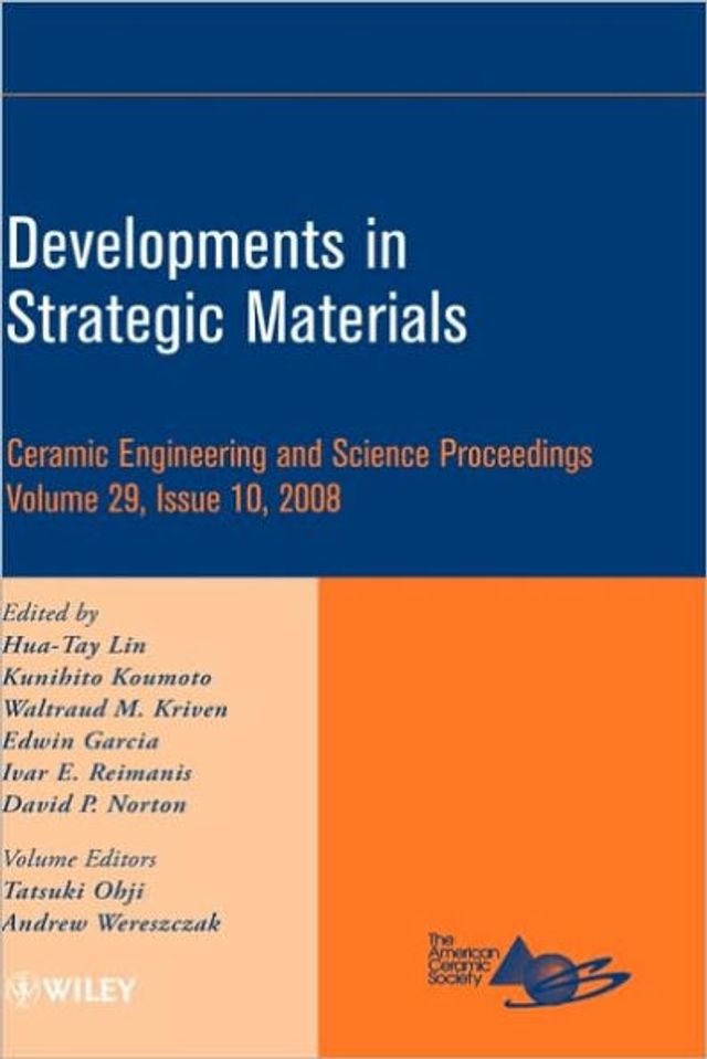 Developments in Strategic Materials, Volume 29, Issue 10 / Edition 1