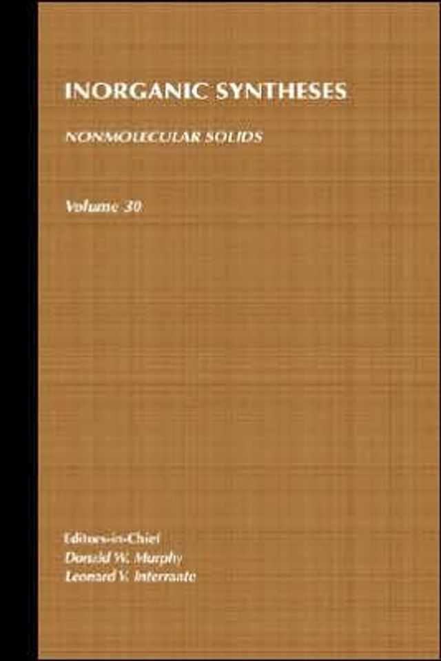 Nonmolecular Solids, Volume 30 / Edition 1