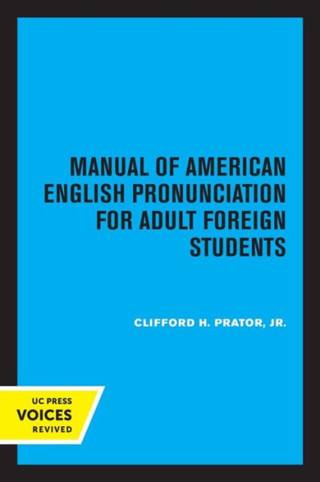 Barnes and Noble Manual of American English Pronunciation for Adult Foreign  Students | The Summit