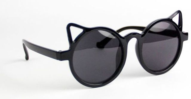 Black Cat Kids Glasses