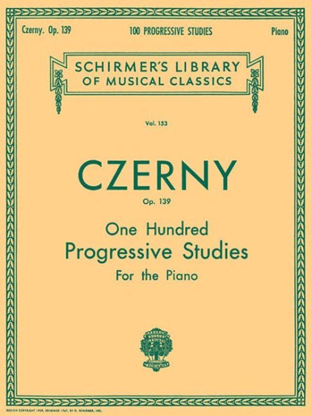 100 Progressive Studies without Octaves, Op. 139: Schirmer Library of Classics Volume 153 Piano Technique