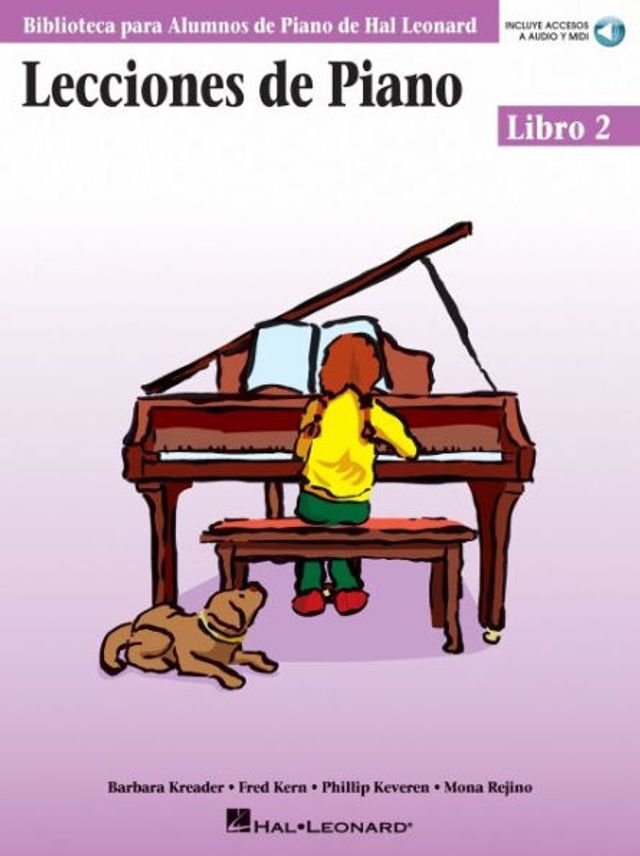 Lecciones de Piano Libro 2: Biblioteca para Alumnos de Piano de Hal Leonard (Book/Online Audio)