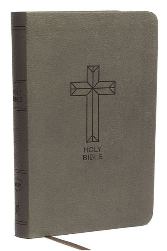 NKJV, Thinline Bible, Compact, Leathersoft, Black, Red Letter, Comfort Print: Holy Bible, New King James Version