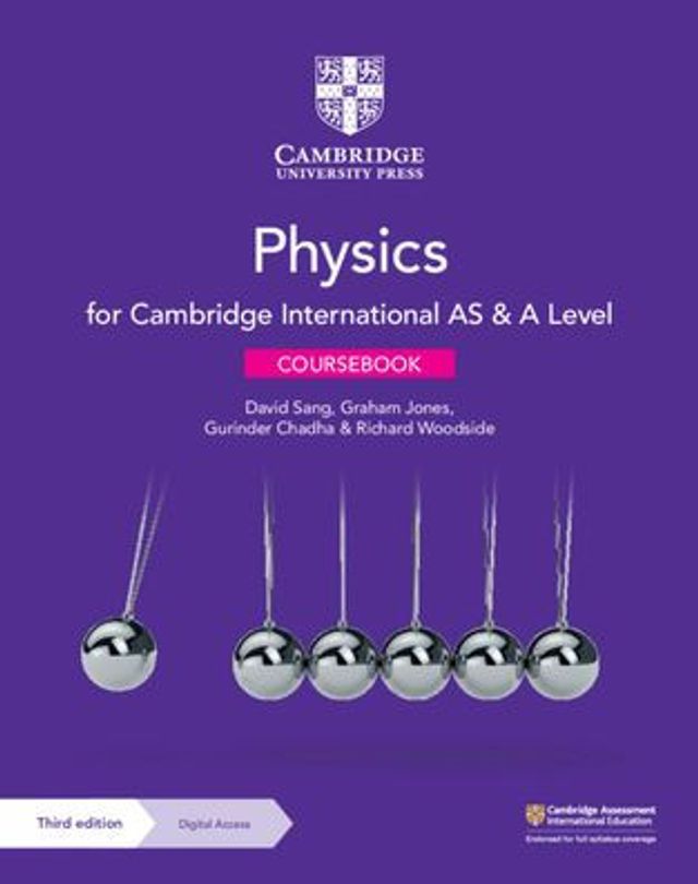 Cambridge International AS & A Level Physics Coursebook with Digital Access (2 Years) 3ed / Edition 3