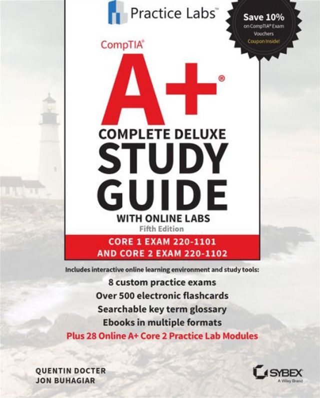 Barnes and Noble CompTIA A+ Complete Deluxe Study Guide with Online Labs:  Core 1 Exam 220-1101 and Core 2 Exam 220-1102 | The Summit