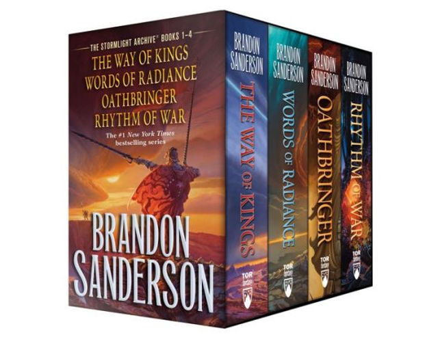 The Stormlight Archive HC Box Set Books 1-4: The Way of Kings, Words of Radiance, Oathbringer, Rhythm of War
