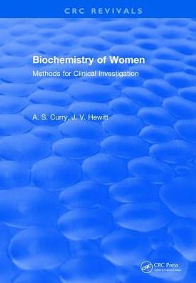 Biochemistry of Women Methods: For Clinical Investigation / Edition 1