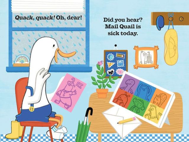 Mail Duck Helps a Friend (A Mail Duck Special Delivery): A Book of Colors and Surprises