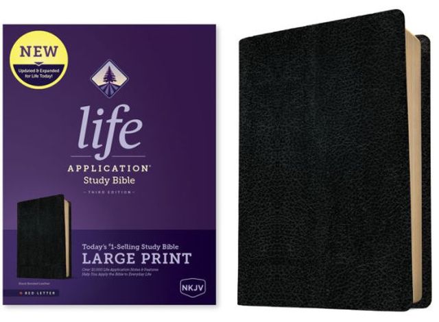 Barnes and Noble NKJV Life Application Study Bible, Third Edition, Large  Print (Red Letter, Bonded Leather, Black) | The Summit
