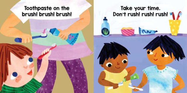 Brush! Brush! Brush! (A Baby Steps Toothbrushing Board Book for Toddlers)