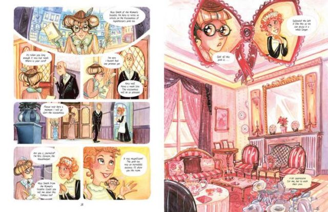 Enola Holmes: The Graphic Novels, Book Two: Case of Peculiar Pink Fan, Cryptic Crinoline, and Baker Street Station
