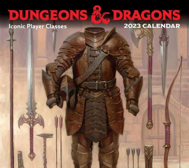 2023 Dungeons & Dragons 2023 Deluxe Wall Calendar