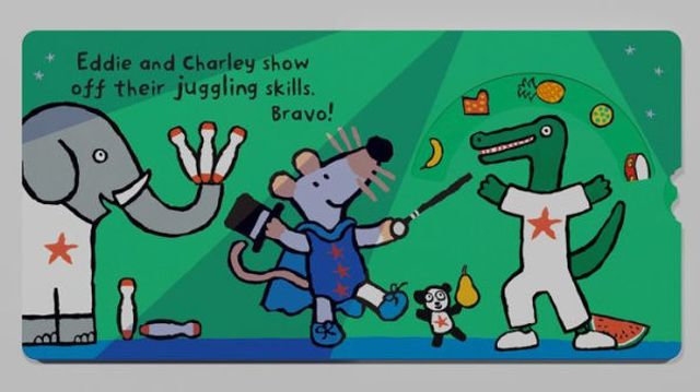 Maisy's Circus Show: Push, Slide, and Play! (A Maisy the Mouse Interactive Board Book for Toddlers and Kids Ages 0-3)