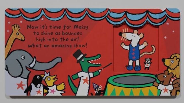 Maisy's Circus Show: Push, Slide, and Play! (A Maisy the Mouse Interactive Board Book for Toddlers and Kids Ages 0-3)