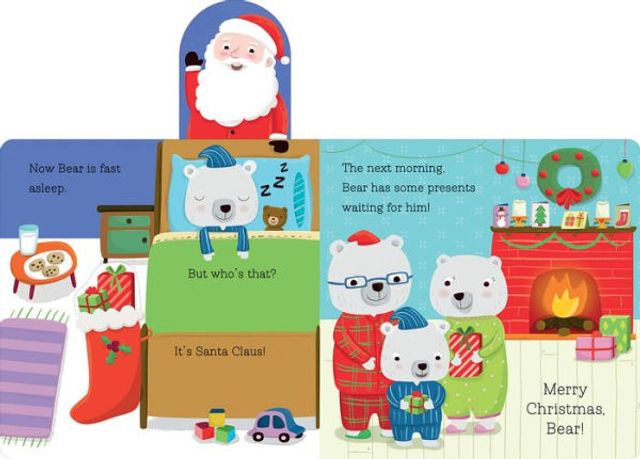 Bear Looks for Santa Claus: A Tiny Tab Book