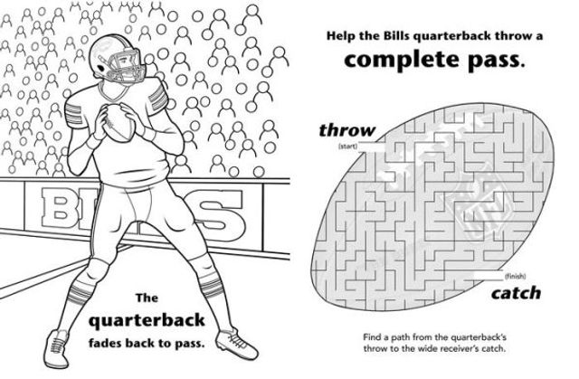 Buffalo Bills Coloring & Activity