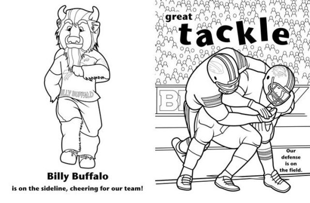 Buffalo Bills Coloring & Activity