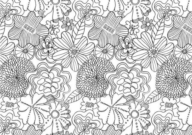 The Mindfulness Coloring Book: Relaxing, Anti-Stress Nature Patterns and Soothing Designs