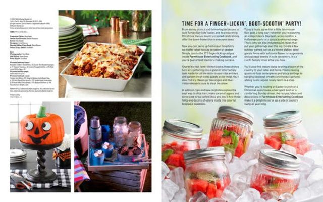 Taste of Home Farmhouse Entertaining Cookbook: Invite Friends and Family to Celebrate a the Country All Year Long