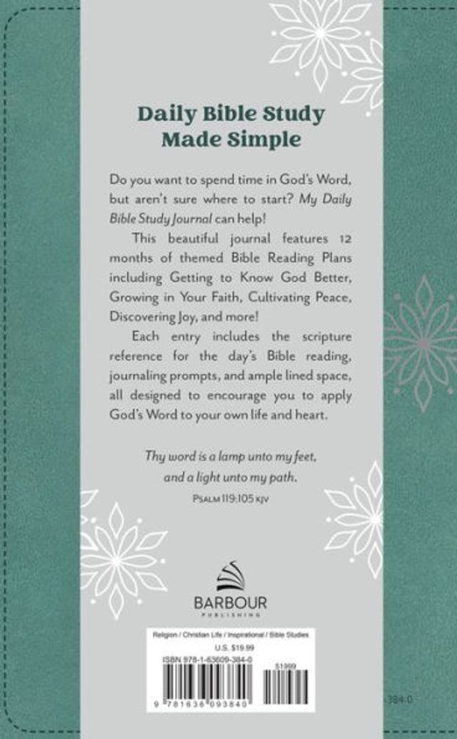 My Daily Bible Study Journal: 365 Encouraging Readings with Prompts for Women