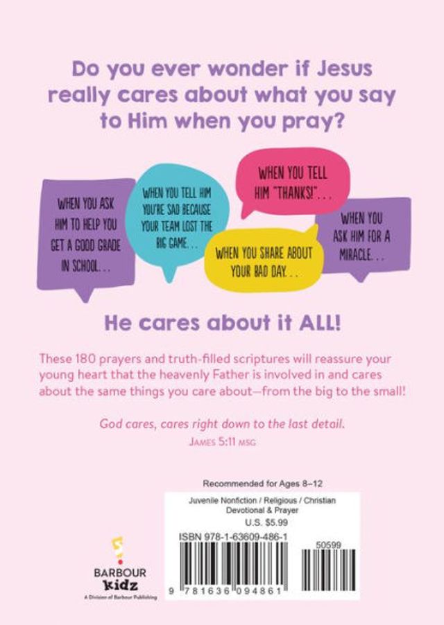 It All Matters to Jesus (girls): Prayers for Girls