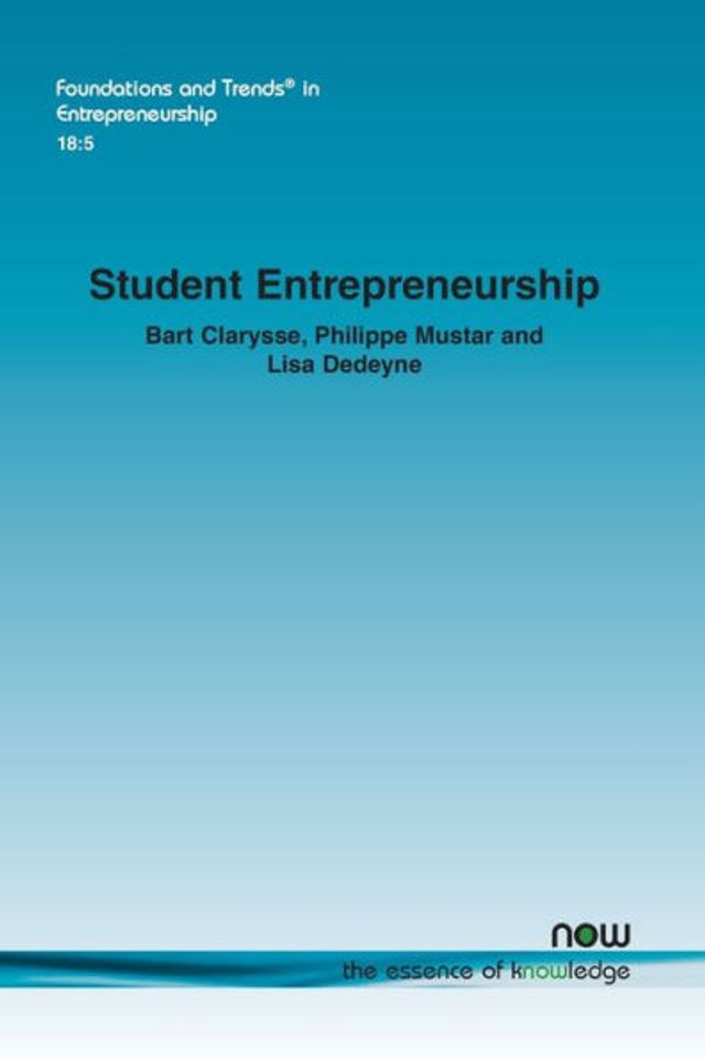 Student Entrepreneurship: Reflections and Future Avenues for Research