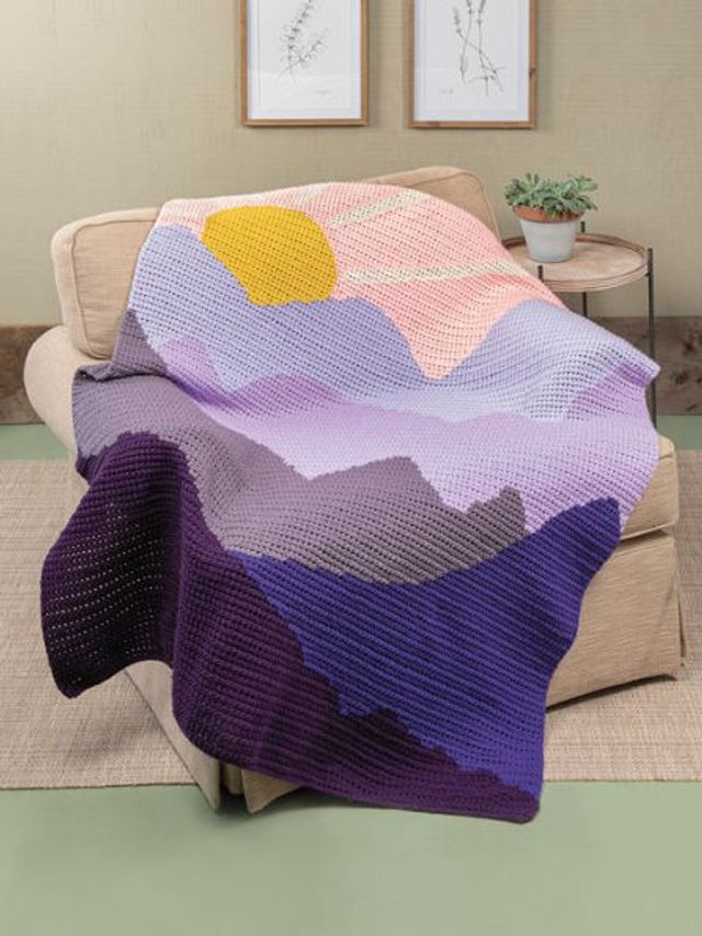 Nature's Landscapes Crochet Blankets
