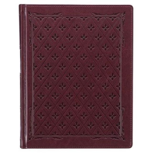 KJV Holy Bible, Large Print Note-Taking Bible, Faux Leather Hardcover - King James Version