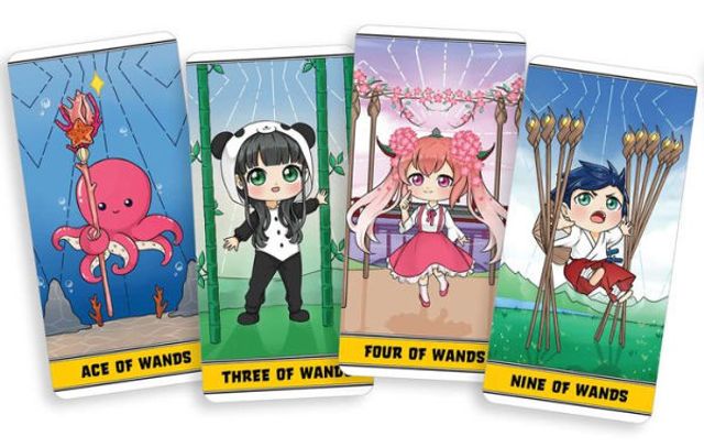 Chibi Tarot: A 78-Card Deck and Guidebook of Fun and Kawaii Chibi Characters