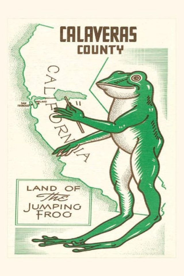 Vintage Journal Jumping Frog of Calaveras County, California