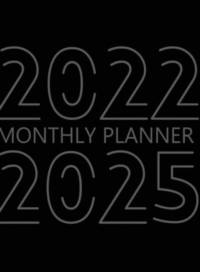 2022-2025 Monthly Planner, Hardcover: 48 Month Agenda, Monthly Organizer Book for Activities and Appointments, 4 Year Calendar Notebook
