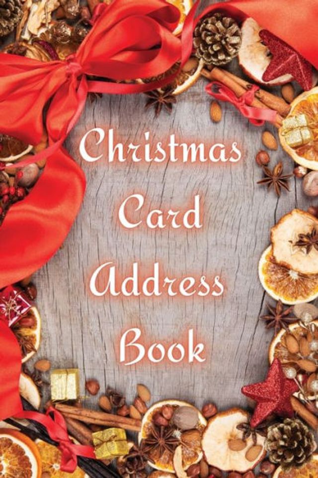 Christmas Card Address Book: Address Book & Tracker for Holiday Room for 400 addresses