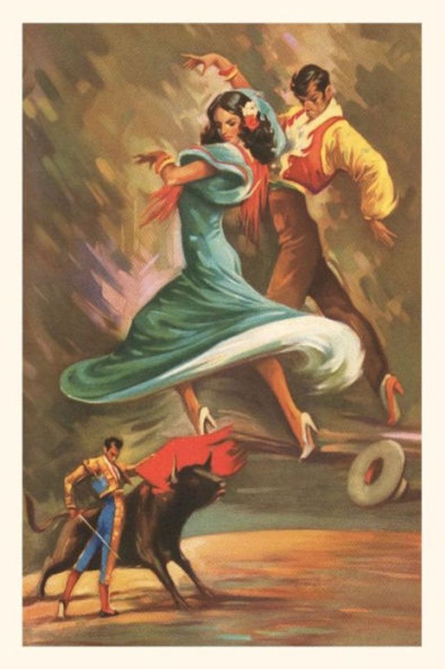 Vintage Journal Flamenco Dancers and Bullfighter
