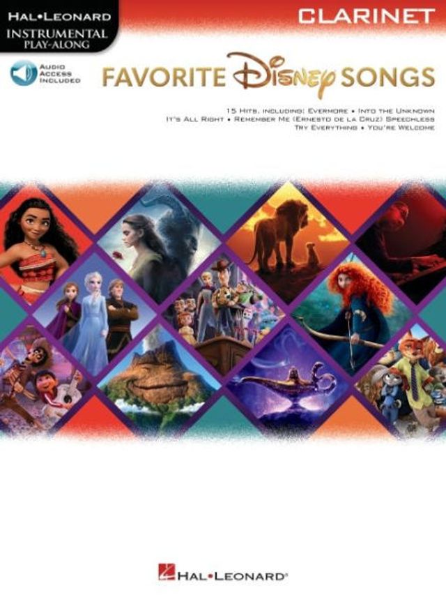Favorite Disney Songs: Instrumental Play-Along for Clarinet