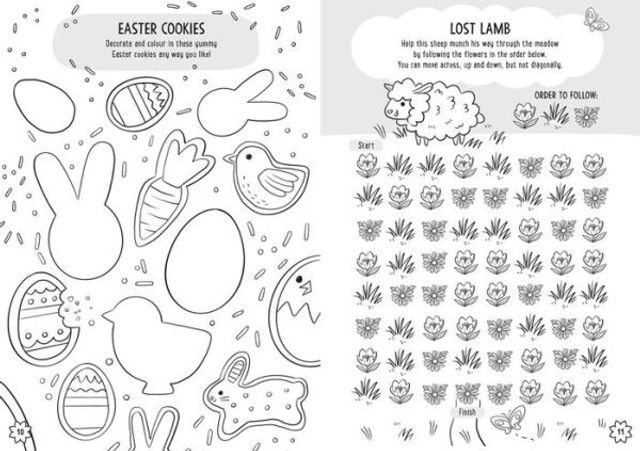 The Egg-cellent Easter Activity Book: Choc-full of mazes, spot-the-difference puzzles, matching pairs and other brilliant bunny games