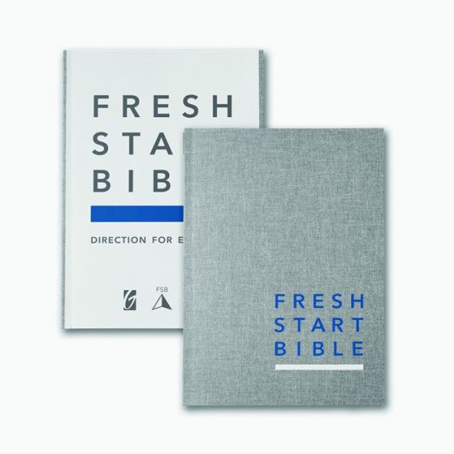 Fresh Start Bible: Hardcover/Linen