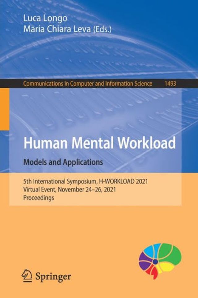 Human Mental Workload: Models and Applications: 5th International Symposium, H-WORKLOAD 2021, Virtual Event, November 24-26, Proceedings
