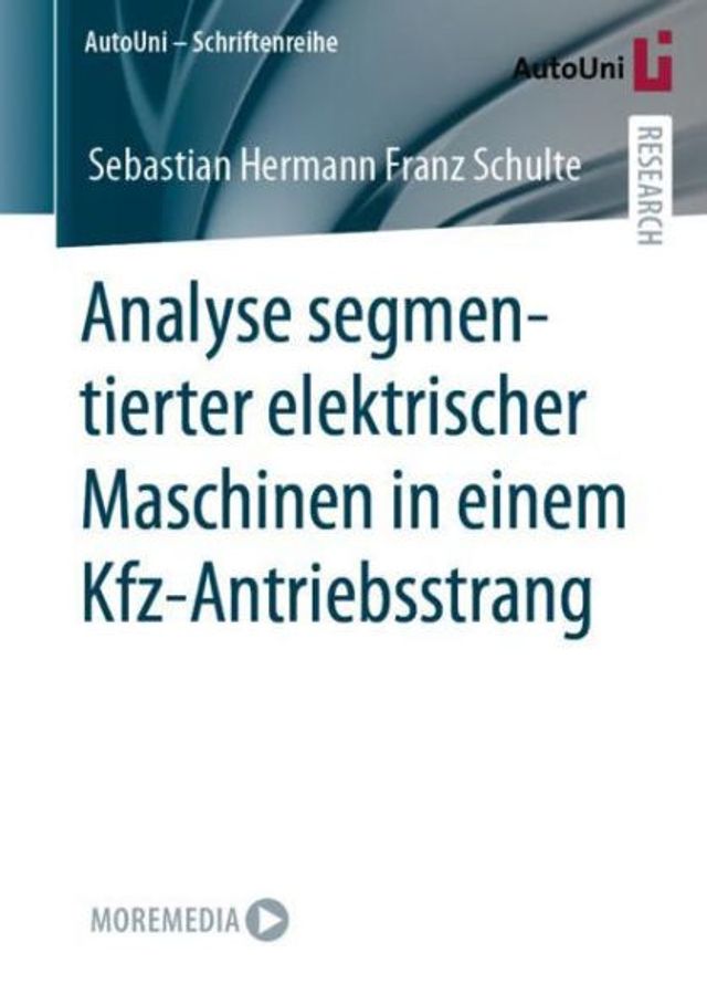 Analyse segmentierter elektrischer Maschinen einem Kfz-Antriebsstrang