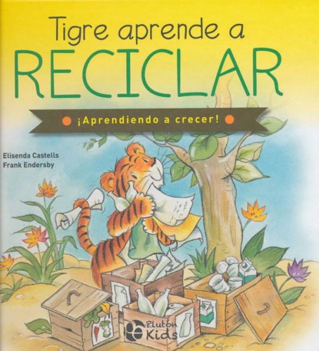 Tigre aprende a reciclar