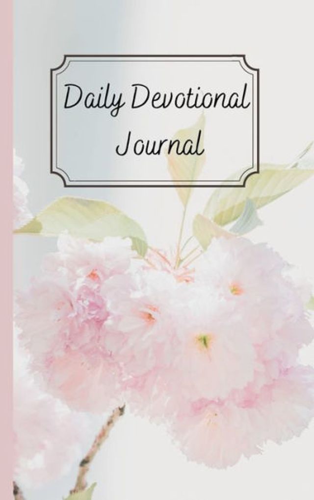 Pink Flower Daily Devotional Journal
