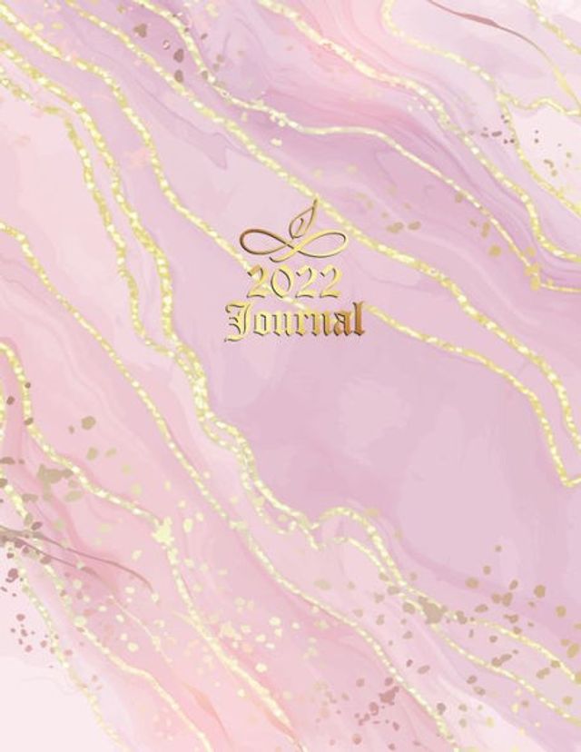 Pink Rose Gold Journal 2022: Pink Rose Gold Journal 2022