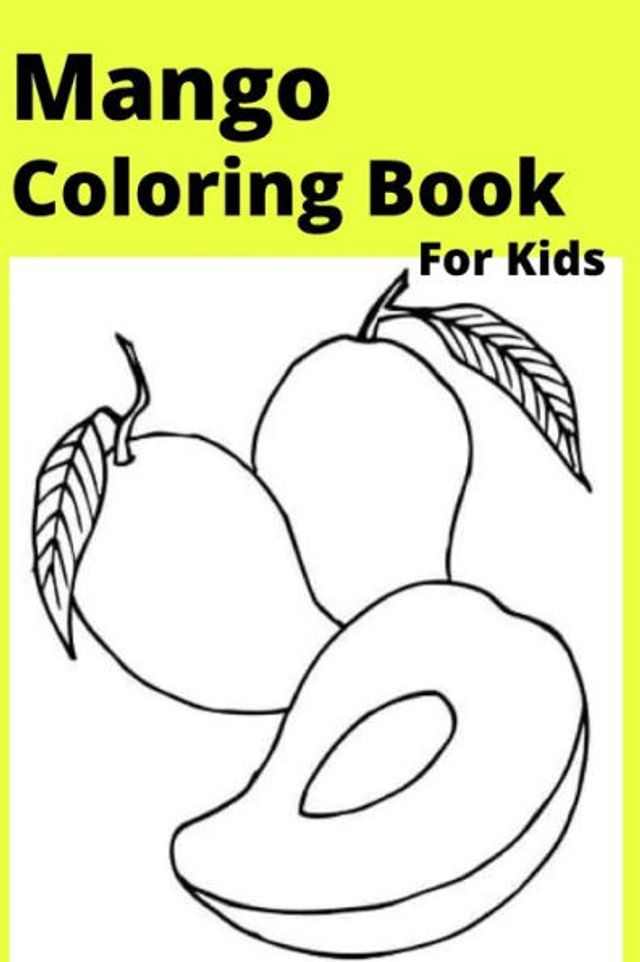 mango coloring page