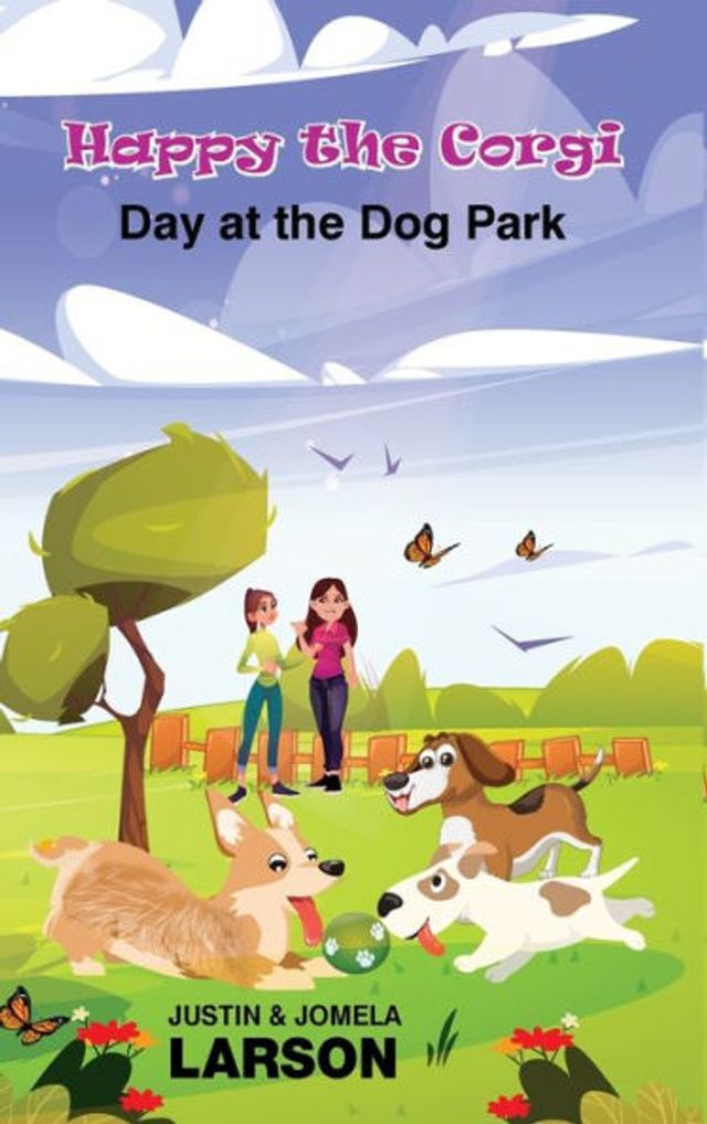 Happy the Corgi Day at Dog park: Park