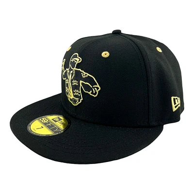 Rancho Cucamonga Quakes "Chaqueta" Black with Gray UV MiLB New Era 59FIFTY Fitted Hat