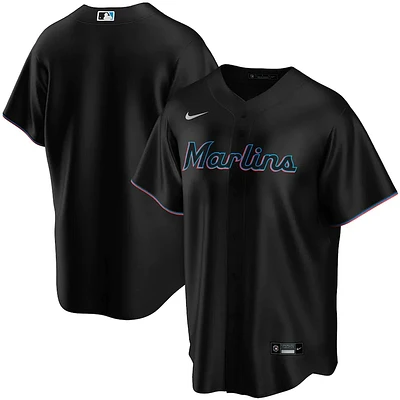 Miami Marlins Nike Black Alternate 2020 Team Jersey